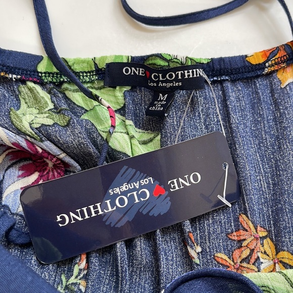 Blue floral maxi dress NWT - Picture 6 of 7